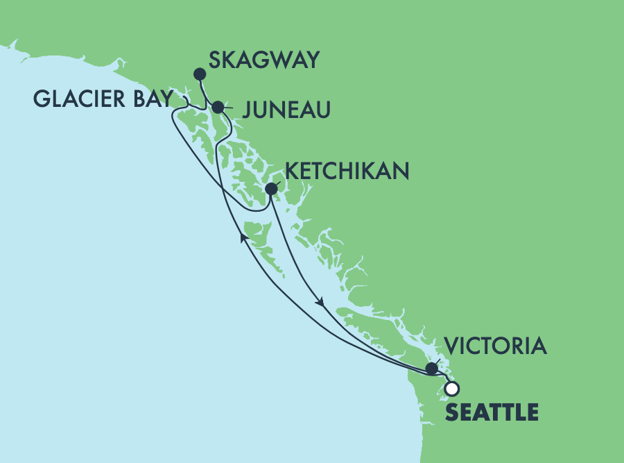 Norwegian Encore Itinierary